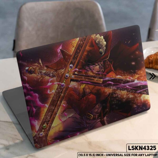 One Piece Manga Series Monkey D. Luffy Straw Hat  Matte Finished Removable Waterproof Laptop Sticker & Laptop Skin (Including FREE Accessories) - LSKN4325 - DDecorator