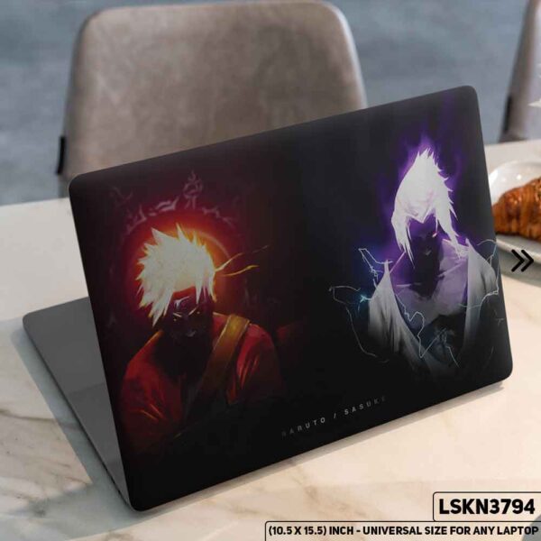 NARUTO Anime Character Illustration Matte Finished Removable Waterproof Laptop Sticker & Laptop Skin (Including FREE Accessories) - LSKN3794 - DDecorator