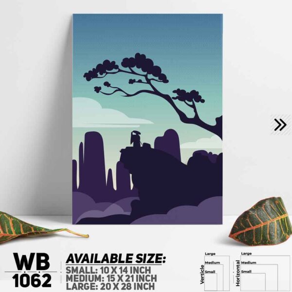 DDecorator Digital Painting Illustration Wall Decoration And Home Decoration PVC Wall Board And Wall Canvas - WB1062