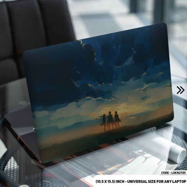 Digital Fantacy Anime Illustration Matte Finished Removable Waterproof Laptop Sticker & Laptop Skin (Including FREE Accessories) - LSKN2785 - DDecorator