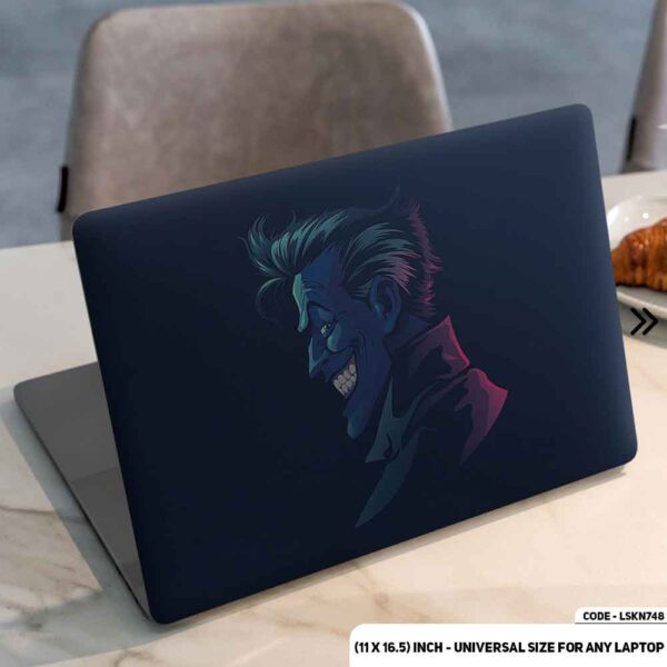 JOKER Matte Finished Removable Waterproof Laptop Sticker & Laptop Skin (Including FREE Accessories) - LSKN748 - DDecorator