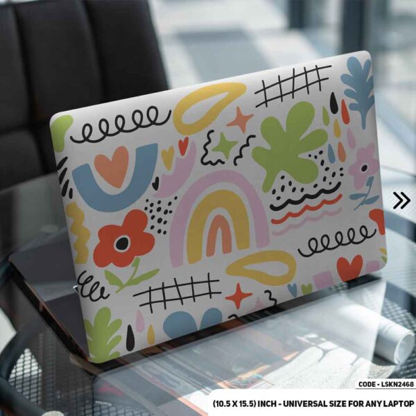 Seamless Pattern Matte Finished Removable Waterproof Laptop Sticker & Laptop Skin (Including FREE Accessories) - LSKN2468 - DDecorator