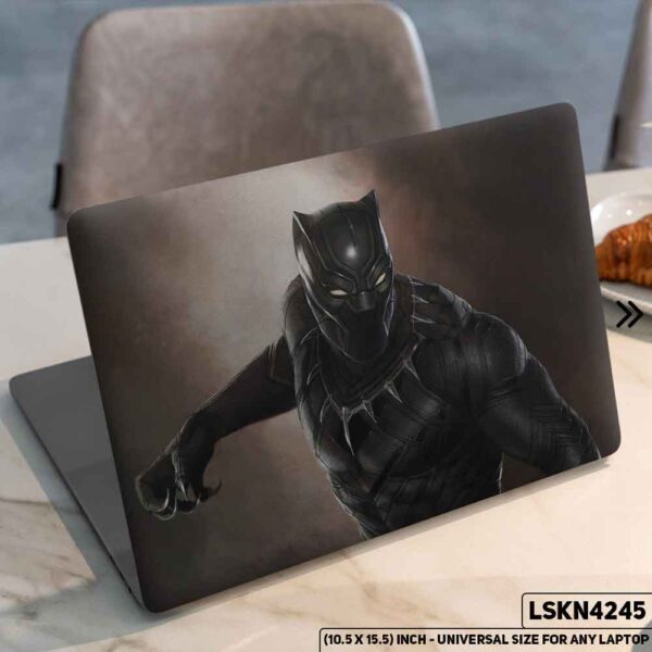 Black Panther Marvel Studios Matte Finished Removable Waterproof Laptop Sticker & Laptop Skin (Including FREE Accessories) - LSKN4245 - DDecorator