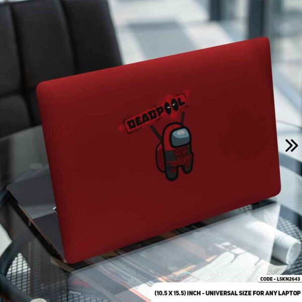 Among Us Imposter Illustration Matte Finished Removable Waterproof Laptop Sticker & Laptop Skin (Including FREE Accessories) - LSKN2643 - DDecorator