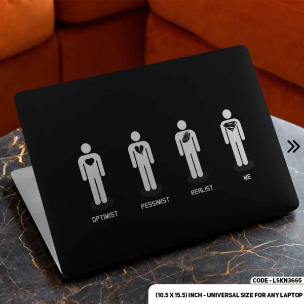 Motivational Art Digital Illustration Matte Finished Removable Waterproof Laptop Sticker & Laptop Skin (Including FREE Accessories) - LSKN3665 - DDecorator