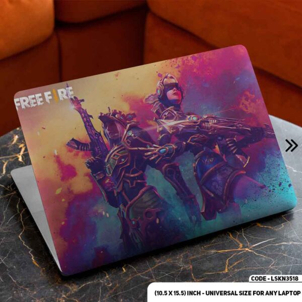 Digital Character Illustration Matte Finished Removable Waterproof Laptop Sticker & Laptop Skin (Including FREE Accessories) - LSKN3518 - DDecorator