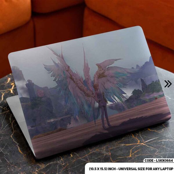 Fantacy Art Digital Illustration Matte Finished Removable Waterproof Laptop Sticker & Laptop Skin (Including FREE Accessories) - LSKN3664 - DDecorator