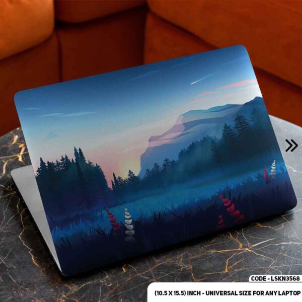 Fantacy Digital Illustration Matte Finished Removable Waterproof Laptop Sticker & Laptop Skin (Including FREE Accessories) - LSKN3568 - DDecorator