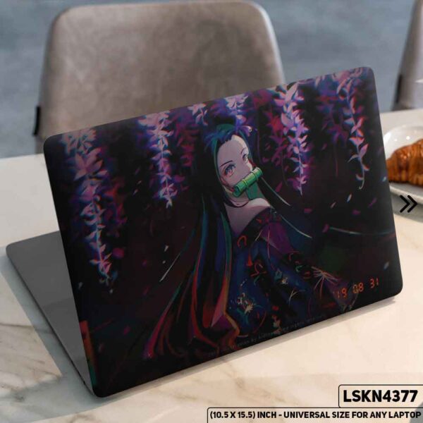Demon Slayer: Kimetsu no Yaiba Matte Finished Removable Waterproof Laptop Sticker & Laptop Skin (Including FREE Accessories) - LSKN4377 - DDecorator