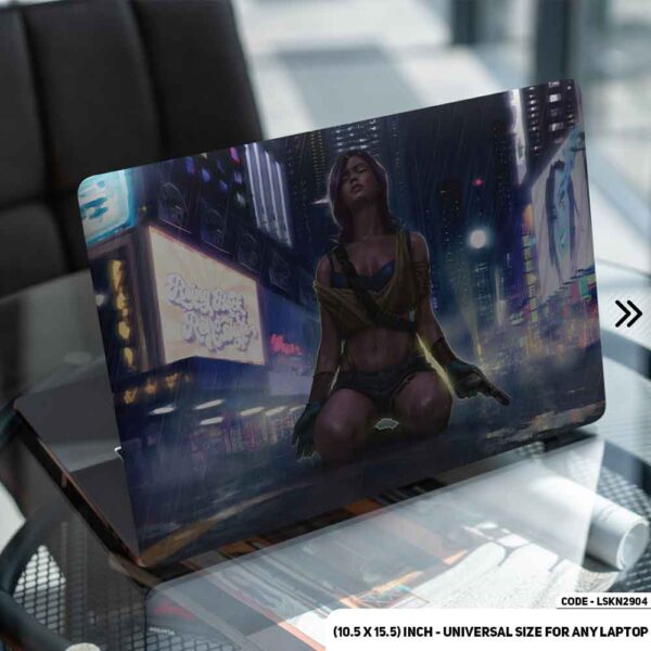 Digital Fantacy Art Illustration Matte Finished Removable Waterproof Laptop Sticker & Laptop Skin (Including FREE Accessories) - LSKN2904 - DDecorator