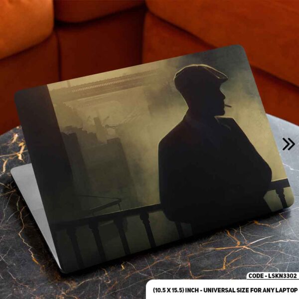 Thomas Shelby - Peaky Blinders Matte Finished Removable Waterproof Laptop Sticker & Laptop Skin (Including FREE Accessories) - LSKN3302 - DDecorator