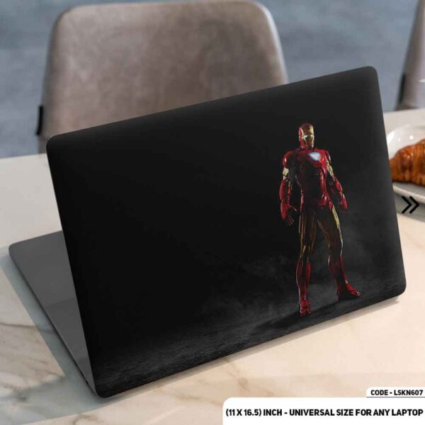 Iron Man Matte Finished Removable Waterproof Laptop Sticker & Laptop Skin (Including FREE Accessories) - LSKN607 - DDecorator
