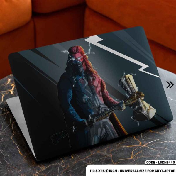 Digital Character Matte Finished Removable Waterproof Laptop Sticker & Laptop Skin (Including FREE Accessories) - LSKN3440 - DDecorator