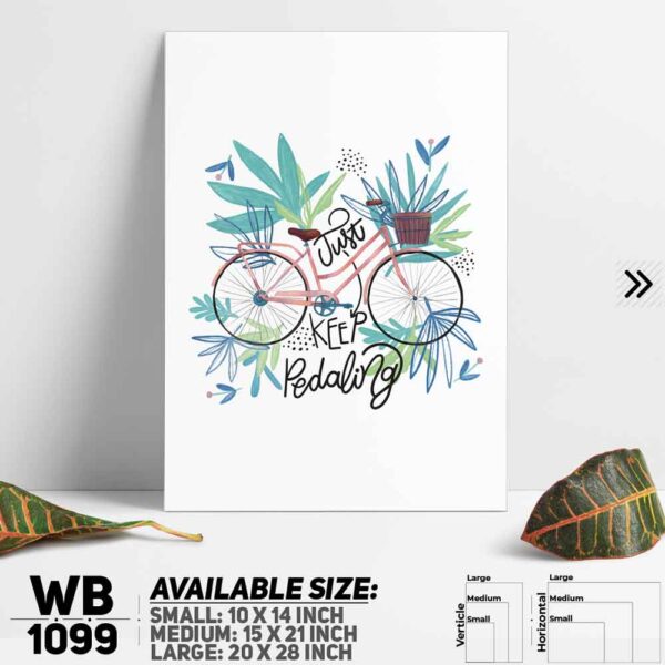 DDecorator Motivational Quote Wall Decoration And Home Decoration PVC Wall Board And Wall Canvas - WB1099