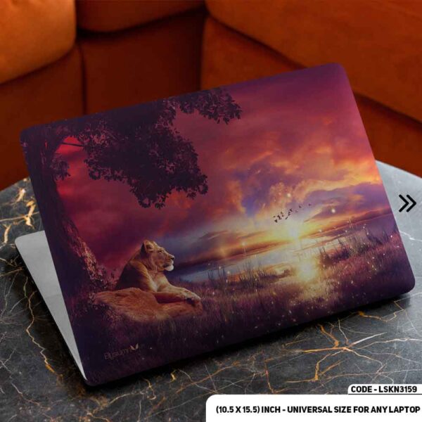 Digital Fantacy Anime Cartoon Art Illustration Matte Finished Removable Waterproof Laptop Sticker & Laptop Skin (Including FREE Accessories) - LSKN3159 - DDecorator