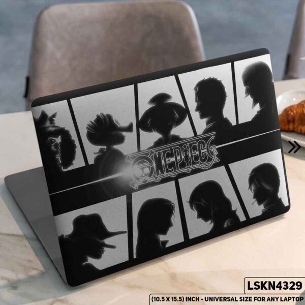 One Piece Manga Series Monkey D. Luffy Straw Hat  Matte Finished Removable Waterproof Laptop Sticker & Laptop Skin (Including FREE Accessories) - LSKN4329 - DDecorator