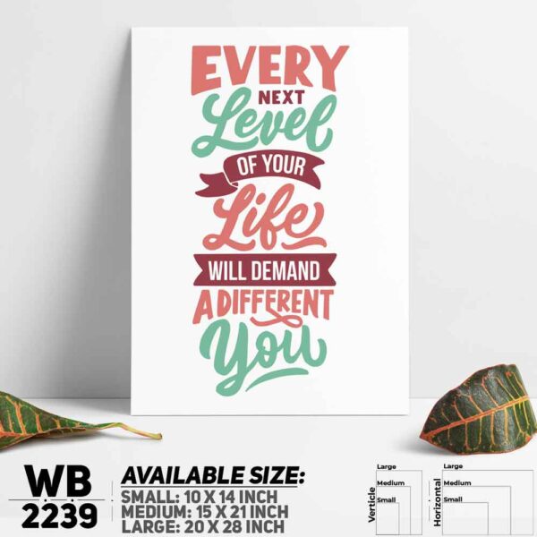DDecorator Keep Motivated - Motivational Wall Decoration And Home Decoration PVC Wall Board And Wall Canvas - WB2239