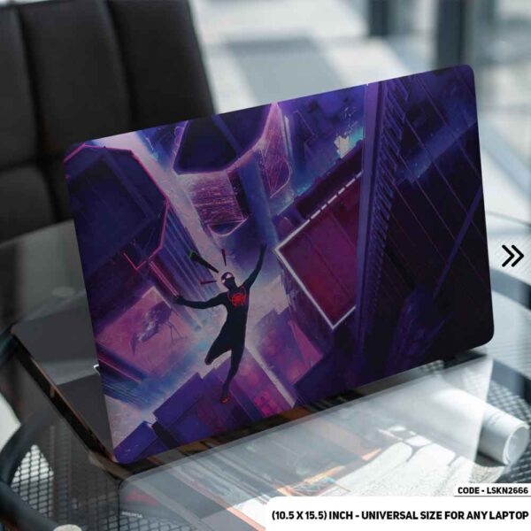 Spiderman Matte Finished Removable Waterproof Laptop Sticker & Laptop Skin (Including FREE Accessories) - LSKN2666 - DDecorator
