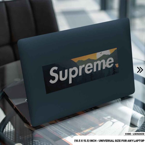 Luxury Brand Iconic Design Matte Finished Removable Waterproof Laptop Sticker & Laptop Skin (Including FREE Accessories) - LSKN2608 - DDecorator