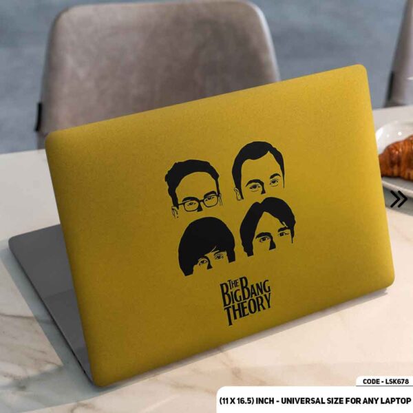 The Big Bang Theory Matte Finished Removable Waterproof Laptop Sticker & Laptop Skin (Including FREE Accessories) - LSKN678 - DDecorator