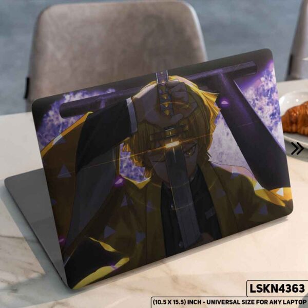 Demon Slayer: Kimetsu no Yaiba Matte Finished Removable Waterproof Laptop Sticker & Laptop Skin (Including FREE Accessories) - LSKN4363 - DDecorator