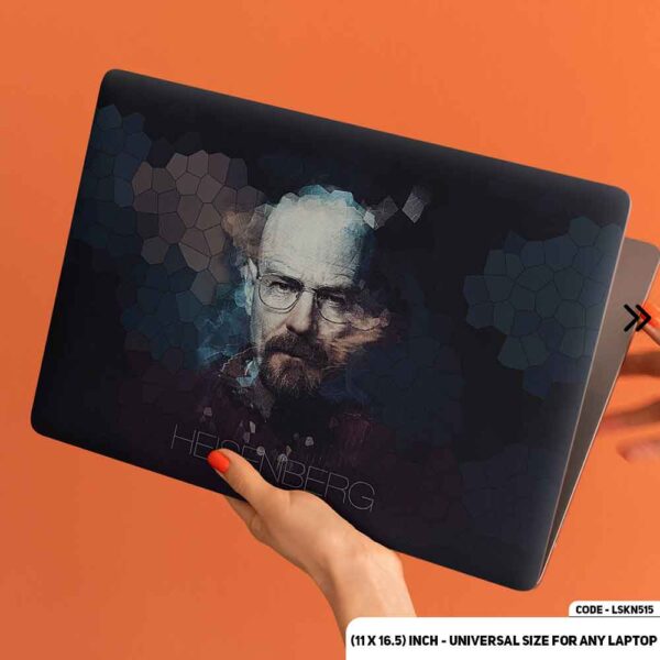 Colourfull Breaking Bad Geomatric Shape Matte Finished Removable Waterproof Laptop Sticker & Laptop Skin (Including FREE Accessories) - LSKN515 - DDecorator