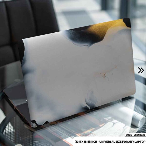 Liquid Marble Texture Matte Finished Removable Waterproof Laptop Sticker & Laptop Skin (Including FREE Accessories) - LSKN2322 - DDecorator