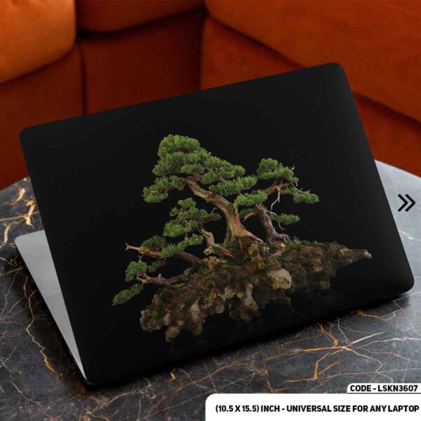 Bonsai Art Matte Finished Removable Waterproof Laptop Sticker & Laptop Skin (Including FREE Accessories) - LSKN3607 - DDecorator