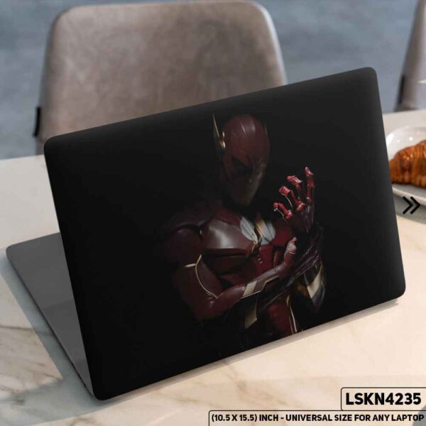 Flash DC Universe Matte Finished Removable Waterproof Laptop Sticker & Laptop Skin (Including FREE Accessories) - LSKN4235 - DDecorator