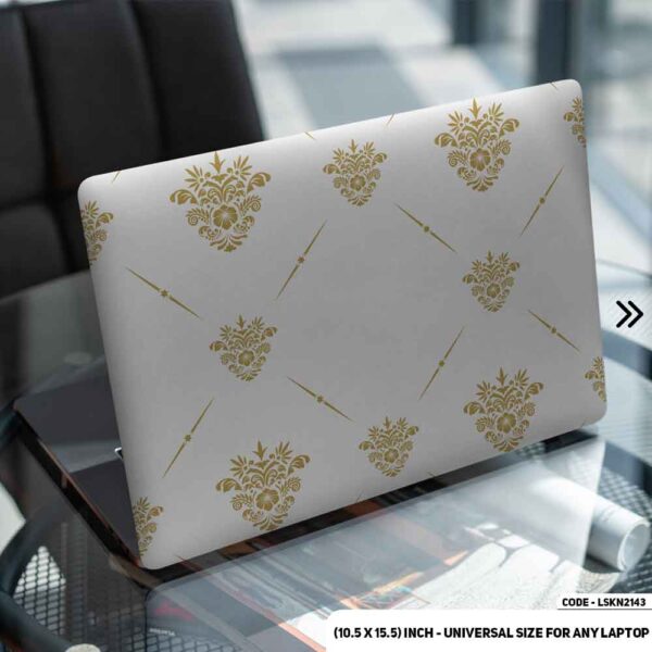 Seamless Geomatric Pattern Matte Finished Removable Waterproof Laptop Sticker & Laptop Skin (Including FREE Accessories) - LSKN2143 - DDecorator