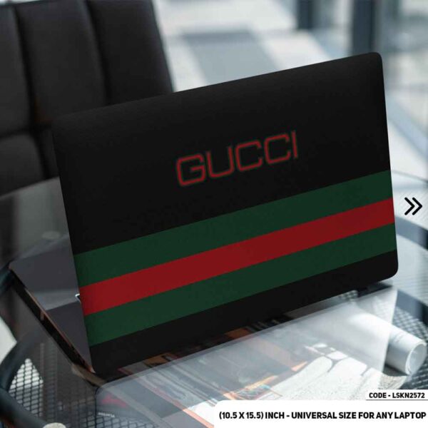 Luxury Brand Iconic Pattern Matte Finished Removable Waterproof Laptop Sticker & Laptop Skin (Including FREE Accessories) - LSKN2572 - DDecorator