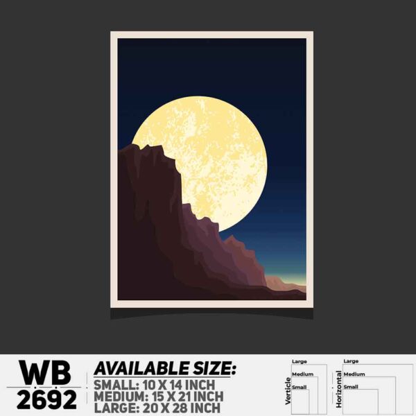 DDecorator Landscape Art Digital Illustration Wall Decoration And Home Decoration PVC Wall Board And Wall Canvas - WB2692