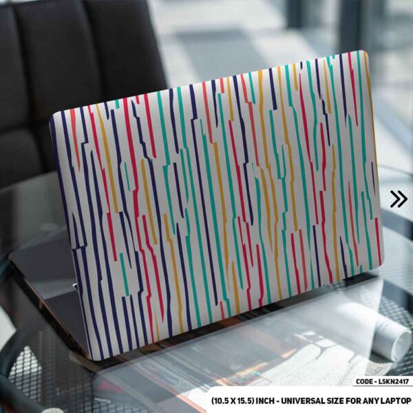 Seamless Geomatric Pattern Matte Finished Removable Waterproof Laptop Sticker & Laptop Skin (Including FREE Accessories) - LSKN2417 - DDecorator