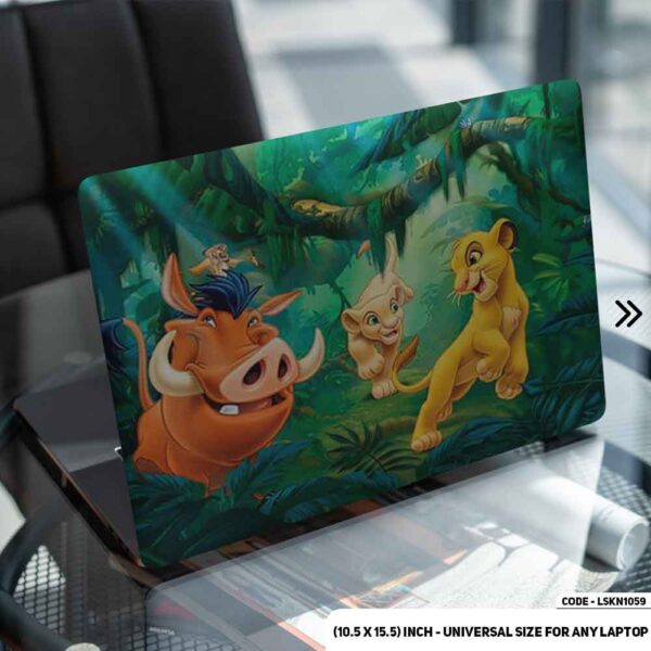 The Lion King Matte Finished Removable Waterproof Laptop Sticker & Laptop Skin (Including FREE Accessories) - LSKN1059 - DDecorator