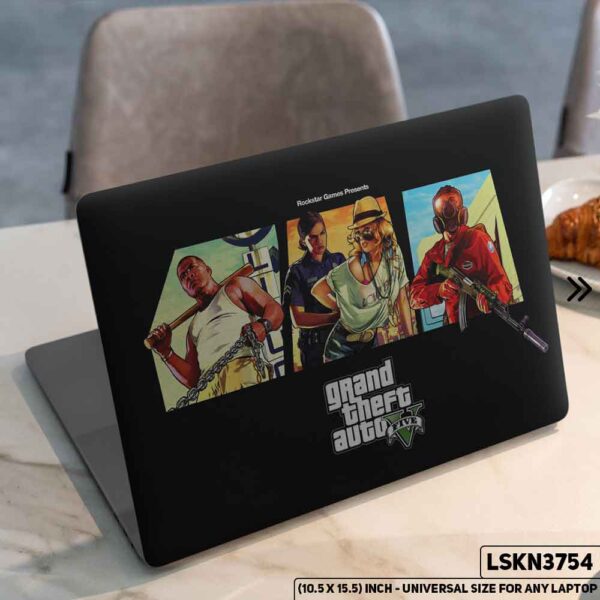 Digital Character Illustration Matte Finished Removable Waterproof Laptop Sticker & Laptop Skin (Including FREE Accessories) - LSKN3754 - DDecorator