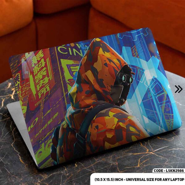 Digital Fantacy Art Illustration Matte Finished Removable Waterproof Laptop Sticker & Laptop Skin (Including FREE Accessories) - LSKN2986 - DDecorator