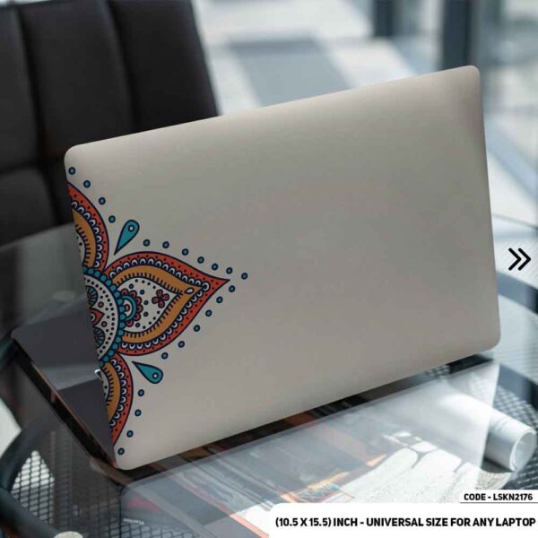 Seamless Geomatric Pattern Matte Finished Removable Waterproof Laptop Sticker & Laptop Skin (Including FREE Accessories) - LSKN2176 - DDecorator