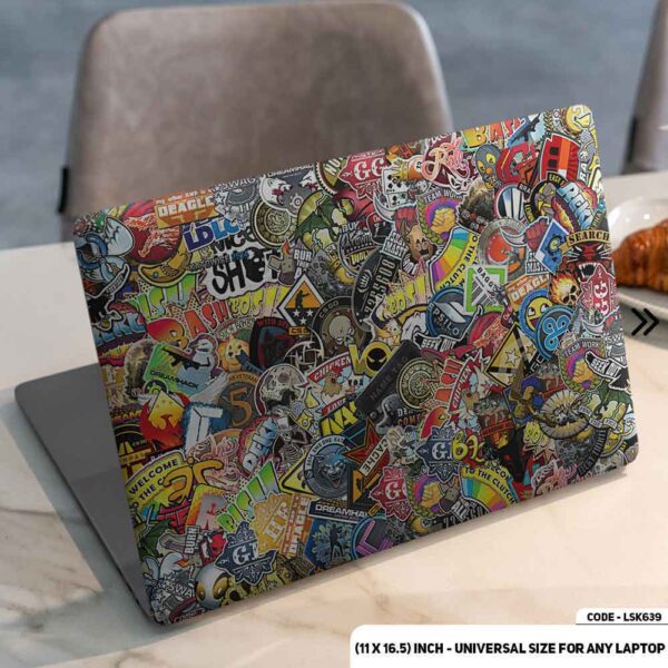 JDM Sticker Bombing Matte Finished Removable Waterproof Laptop Sticker & Laptop Skin (Including FREE Accessories) - LSKN639 - DDecorator