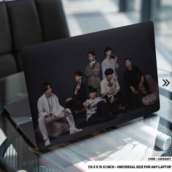 BTS Member Matte Finished Removable Waterproof Laptop Sticker & Laptop Skin (Including FREE Accessories) - LSKN2857 - DDecorator