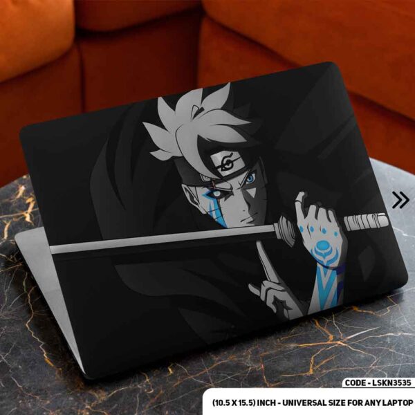 Anime Character Illustration Matte Finished Removable Waterproof Laptop Sticker & Laptop Skin (Including FREE Accessories) - LSKN3535 - DDecorator
