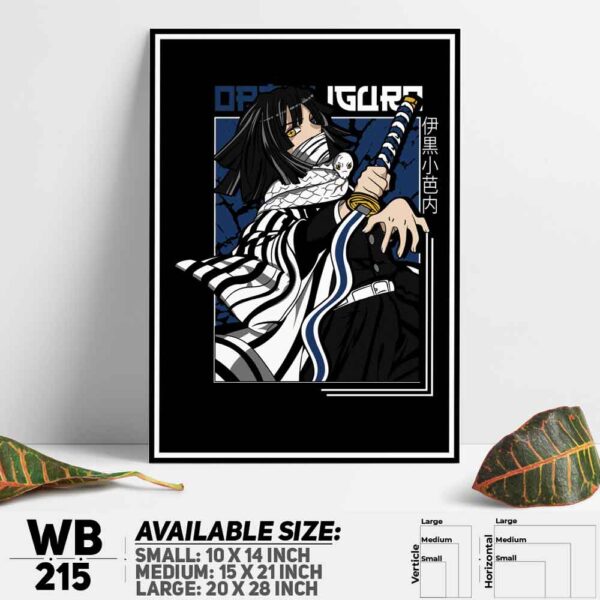 DDecorator Demon Slayer Anime Series Wall Decoration And Home Decoration PVC Wall Board And Wall Canvas - WB215