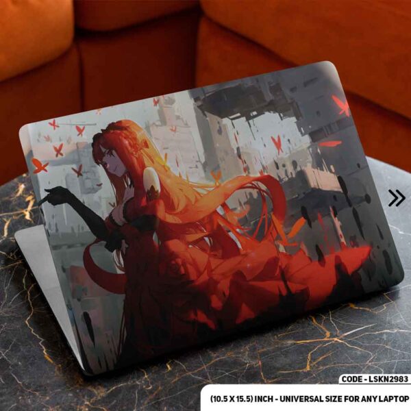 Digital Fantacy Cartoon Art Illustration Matte Finished Removable Waterproof Laptop Sticker & Laptop Skin (Including FREE Accessories) - LSKN2983 - DDecorator