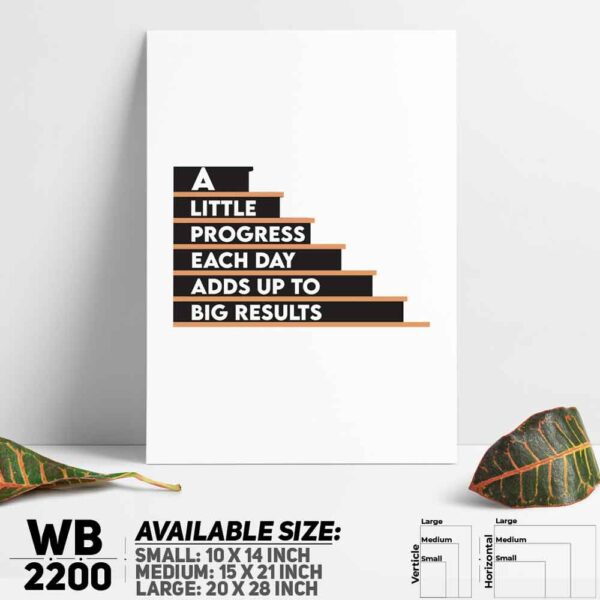 DDecorator Keep Working - Motivational Wall Decoration And Home Decoration PVC Wall Board And Wall Canvas - WB2200