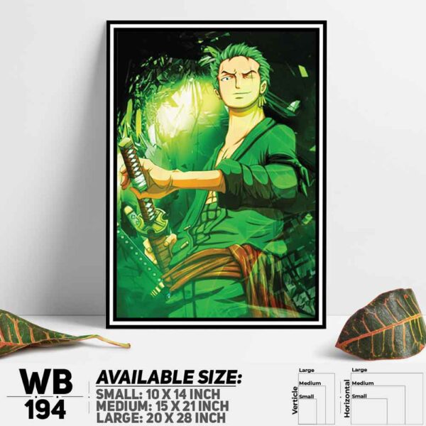 DDecorator One Piece Anime Manga series Wall Decoration And Home Decoration PVC Wall Board And Wall Canvas - WB194