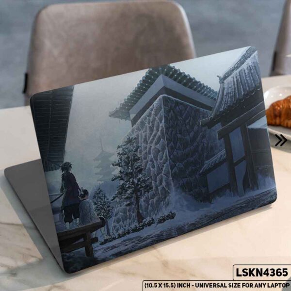 Demon Slayer: Kimetsu no Yaiba Matte Finished Removable Waterproof Laptop Sticker & Laptop Skin (Including FREE Accessories) - LSKN4365 - DDecorator