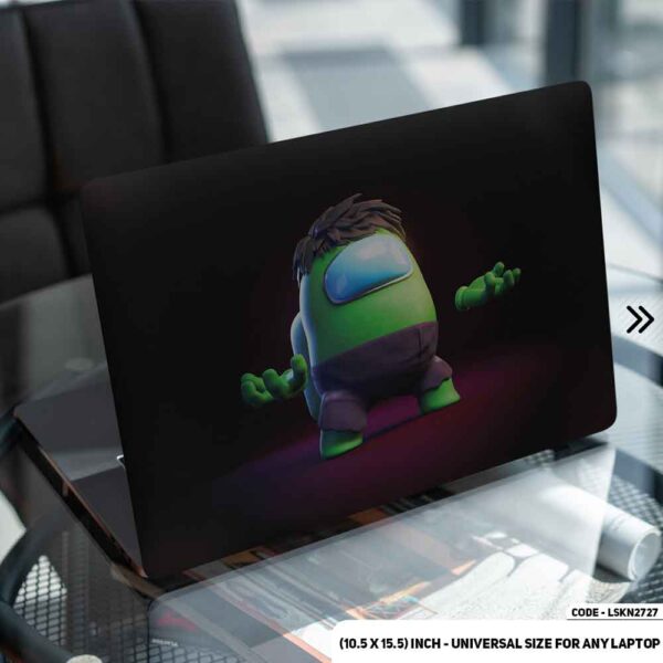 Imposter with Hair Cartoon Matte Finished Removable Waterproof Laptop Sticker & Laptop Skin (Including FREE Accessories) - LSKN2727 - DDecorator