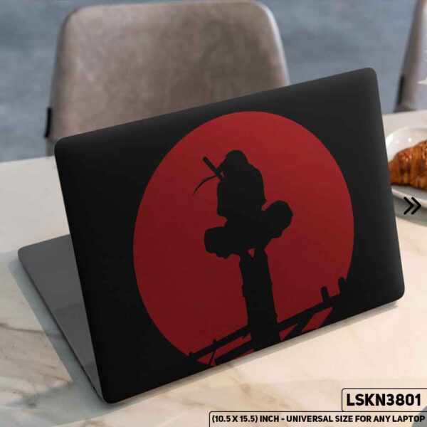 NARUTO Anime Character Illustration Matte Finished Removable Waterproof Laptop Sticker & Laptop Skin (Including FREE Accessories) - LSKN3801 - DDecorator