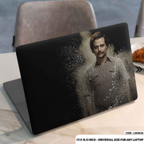 Narcos Pablo Escober Matte Finished Removable Waterproof Laptop Sticker & Laptop Skin (Including FREE Accessories) - LSKN626 - DDecorator