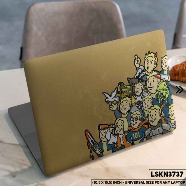 Digital Character Illustration Matte Finished Removable Waterproof Laptop Sticker & Laptop Skin (Including FREE Accessories) - LSKN3737 - DDecorator