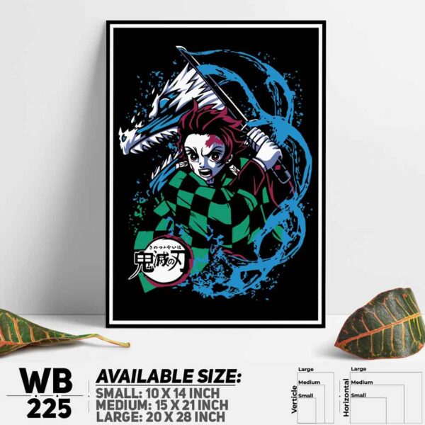 DDecorator Demon Slayer Anime Series Wall Decoration And Home Decoration PVC Wall Board And Wall Canvas - WB225